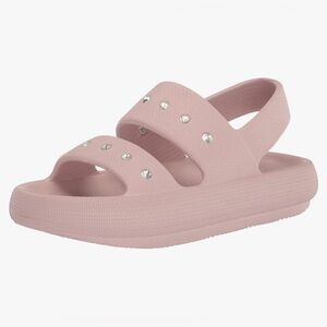 Kenneth Cole Mello EVA Jewel Slingback Flat Sandal in Pink - NWT